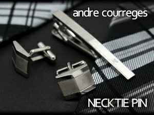 クレージュ ネクタイピン 【最大2000円OFFクーポン 5/23 20:00～5/27 1:59】【andre courreges】アンドレ・クレージュ ネクタイピン シルバー CT3004 【セットではありません】