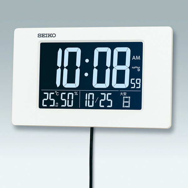 SEIKO �������������å� �ۥ磻�� �ǥ�������� ���ַ��� ���ȥ����å� DL214W