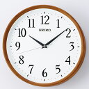 【10%OFFクーポン配布中 8/1〜8/3】 SEIKO セイコークロック ホワイト 掛時計 電波クロック KX264B
