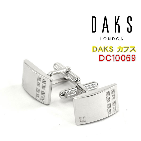 樂天商城 - 【4/24〜27 10%OFFクーポン配布中】【DAKS】ダックス カフス 専用ボックス付き ロジウムメッキ DC10069