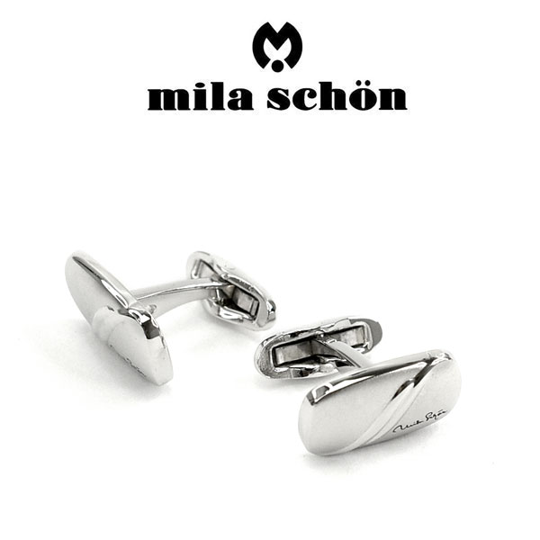 樂天商城 - 【mila schon】ミラショーン カフス 専用ボックス付き ロジウムメッキ MSC10374