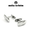 【最大2000円OFFクーポン 4/24 20:00～4/27 9:59】【mila schon】ミラショーン カフス 専用ボックス付き ロジウムメッキ MSC10374