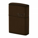 革巻きジッポ 【最大2000円OFFクーポン 4/24 20:00～4/27 9:59】【ZIPPO】ジッポー オイルライター REAL LEATHER HAND MADE 革巻き カワマキ ヨコロゴ 本牛革 ブラウン DB-5【ネコポス不可】