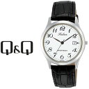 【ネコポス送料無料】【レビューを書いて1年保証】シチズン CITIZEN Q&Q キューキュー Falcon ファルコン メンズ 腕時計 ホワイト × ブラック D008-304