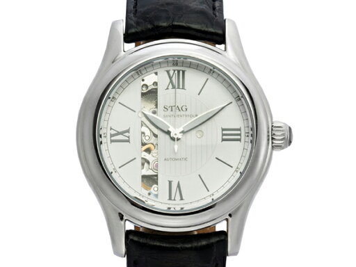 【10%OFFクーポン配布中 8/1〜8/3】 【STAG】 スタッグ Executive Line メンズ腕時計 ホワイトダイアル STG003S2 【10%OFFクーポン配布中 8/1〜8/3】 【STAG】 スタッグ Executive Line メンズ腕時計 ホワイトダイアル STG003S2