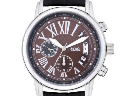 【STAG】 スタッグ Business Line メンズ腕時計 グレーダイアル STG011P1 【STAG】 スタッグ Business Line メンズ腕時計 グレーダイアル STG011P1