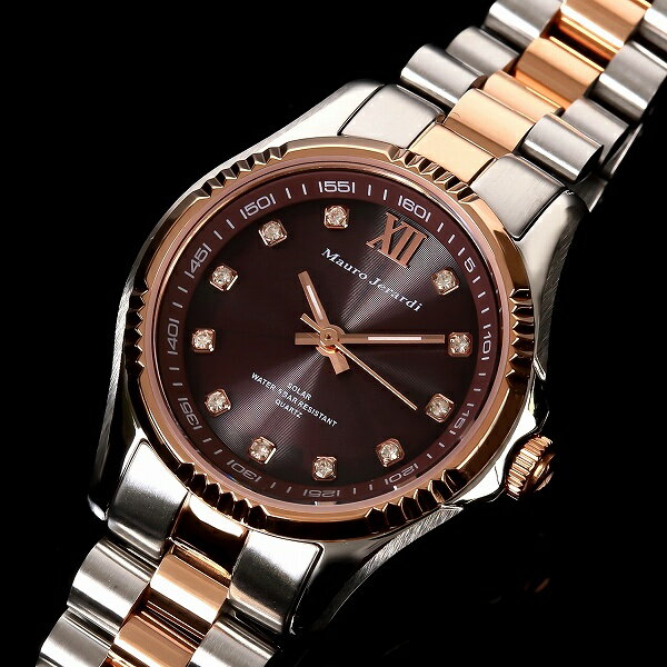 【3/4〜3/11 10％オフクーポン配布中】マウロジェラルディMAURO JERARDI MJ038-1 ソーラーシリーズ レディース 腕時計