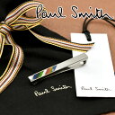 ポール・スミス(ネクタイピン） 【10%OFFクーポン 4/18 0:00～4/21 9:59】【ネコポス送料無料】【PAUL SMITH】ポールスミス ネクタイピン ストライプ柄 シルバー×マルチカラー M1A-TPIN-ADSTRP