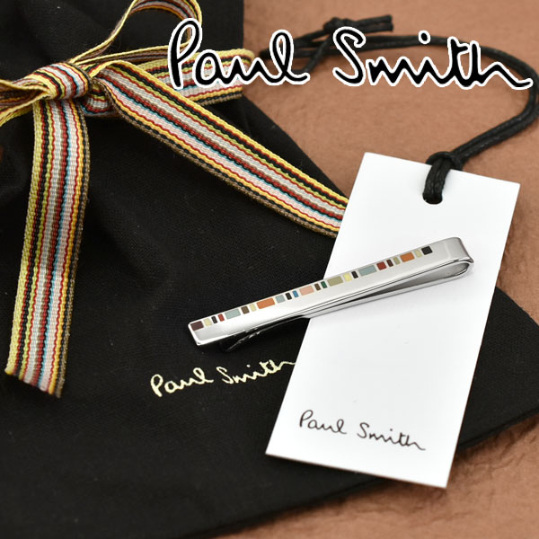 ポールスミス(ネクタイピン） 【最大2000円OFFクーポン 4/24 20:00～4/27 9:59】【ネコポス送料無料】【PAUL SMITH】ポールスミス ネクタイピン シルバー×マルチカラー M1A-TPIN-AFINER