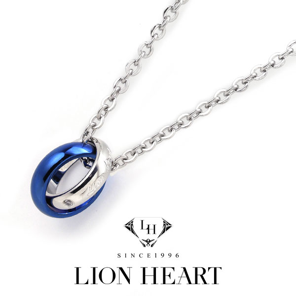 ライオンハート 【最大2000円OFFクーポン 5/23 20:00～5/27 1:59】LION HEART ライオンハート メンズ ペンダントネックレス 04N124SMBL【送料無料】【ネコポス可】