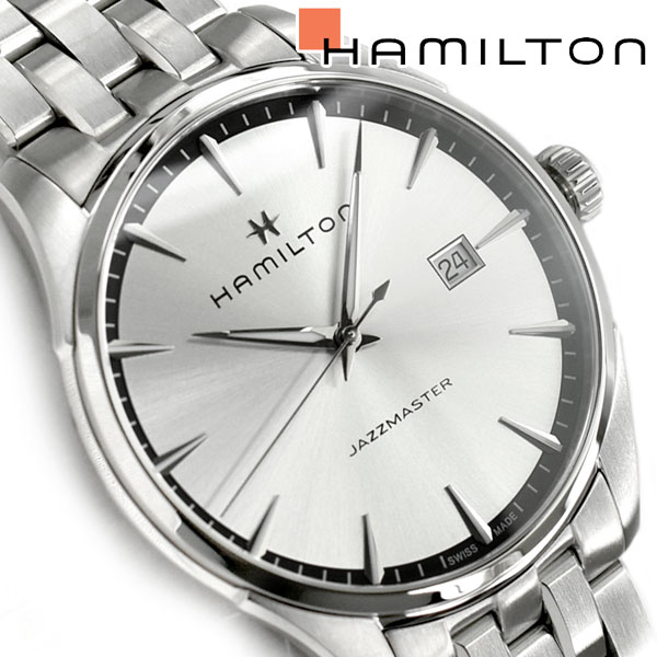 【10%OFFクーポン 5/18 0:00～5/21 9:59】【Hamilton】ハミルトン ジャズマスター クォーツ メンズ腕時計 シルバーダ…