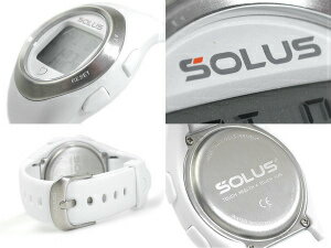 【スーパーセール限定10%オフ商品】【SOLUS Leisure 800】ソーラス レジャー800 ウォーキング ジョギング 健康 腕時計 消費カロリー 心拍数測定機能 ホワイト 01-800-202