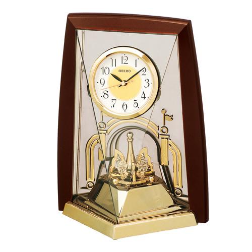 【10％OFFクーポン配布中 4/30〜5/7 】【SEIKO CLOCK】セイコー スタンダード 回転飾り 置時計 BY426B【ネコポス不可】