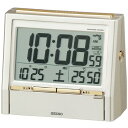 【10%OFFクーポン配布中 4/24〜4/27】 【SEIKO CLOCK】セイコー トークライナー 温湿度表示付 電波目覚まし時計 DA206G【ネコポス不...
