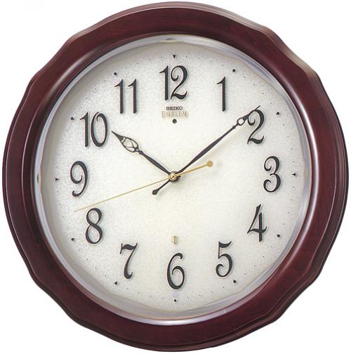 【10%OFFクーポン配布中 5/1〜5/6】 【SEIKO CLOCK EMBLEM】セイコー エムブレム オーセンティック 電波掛時計 HS521B