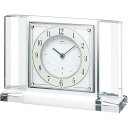 【最大2000円OFFクーポン 4/24 20:00～4/27 9:59】【SEIKO CLOCK EMBLEM】セイコー エムブレム エレガント 置時計 クリスタルガラス HW..