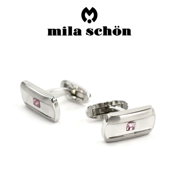 【mila schon】ミラショーン カフス 専用ボックス付き スワロフスキー MSC10363