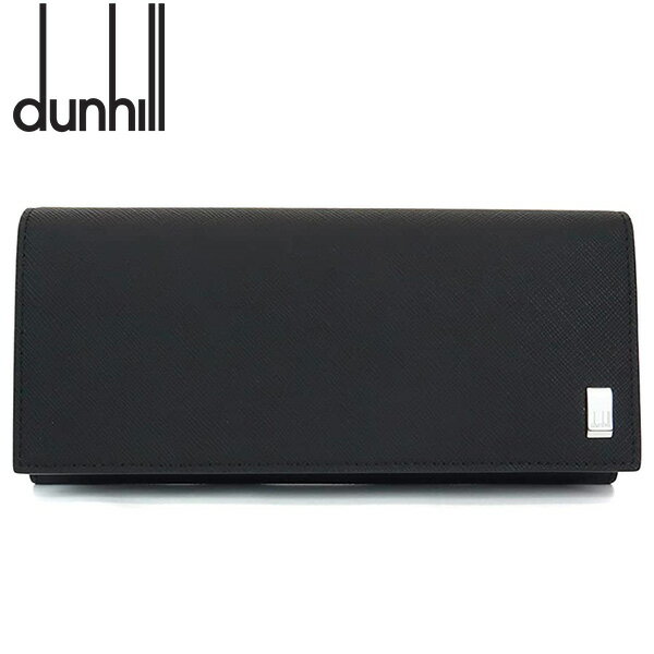 ダンヒル 長財布（メンズ） ダンヒル プレーン 長財布 メンズ ブランド ブラック DUNHILL 正規品 22R2P12PS001R