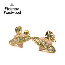 【10%OFFクーポン 5/1 0:00～5/7 9:59】ヴィヴィアン・ウエストウッド ピアス Vivienne Westwood オーブ ゴールド ピンク レディース VV-6201033K-02R655