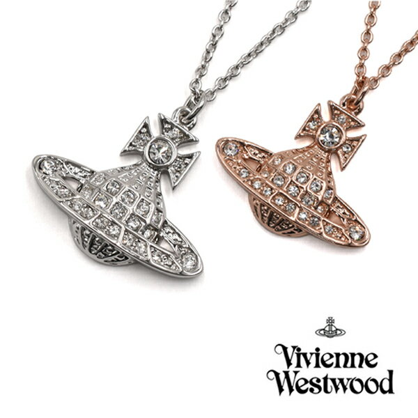 【最大2000円OFFクーポン 5/9 20:00～5/16 1:59】ヴィヴィアン・ウエストウッド MINNIE BAS RELIEF PENDANT ネックレス・ペンダント Vivienne Westwood オーブ プラチナム ピンクゴールド レディース VV-63020090