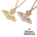 【10%OFFクーポン 5/1 0:00～5/7 9:59】ヴィヴィアン・ウエストウッド THIN LINES SHORT FLAT ORB PENDANT ネックレス・ペンダント Vivienne Westwood オーブ ゴールド ピンクゴールド レディース VV-63020260