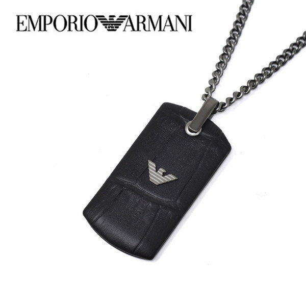 【10%OFFクーポン 5/18 0:00～5/21 9:59】エンポリオアルマーニ ネックレス・ペンダント EMPORIO ARMANI ガンメタル レディース EGS2781060