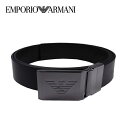 【10%OFFクーポン 5/1 0:00～5/7 9:59】エンポリオアルマーニ ベルト EMPORIO ARMANI レザー リバーシブル ブラック メンズ Y4S504-Y132J