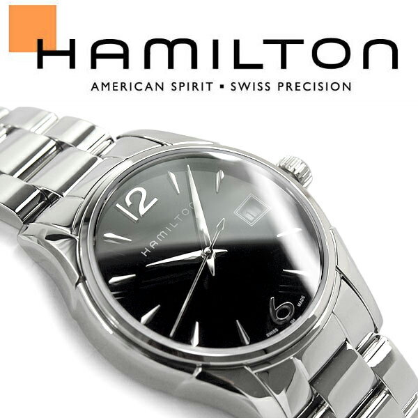 HAMILTON JAZZMASTER LADY QUARTZ 腕時計 H32351135ハミルトンのレディースウォッチの中でも、華やかさと気品を兼ね備えたデザインで人気の「ジャズマスター レディクォーツ」。エレガントなブラックのカラーリン...