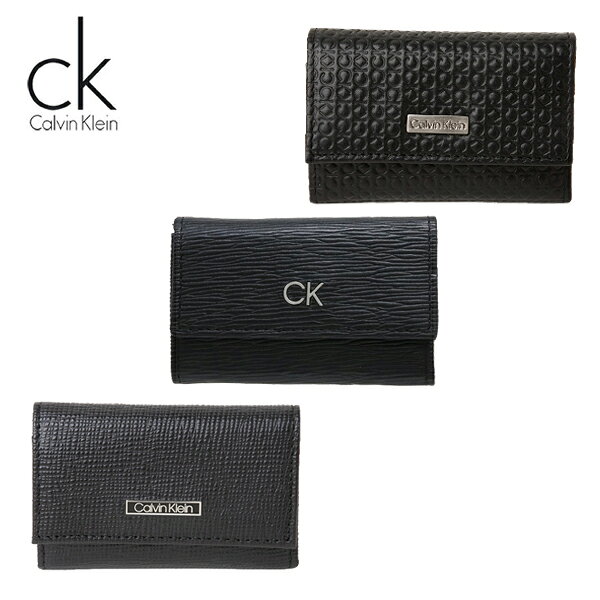 カルバンクライン キーホルダー・キーケース Calvin Klein 6連 コンパクト ブラック 31CK17000