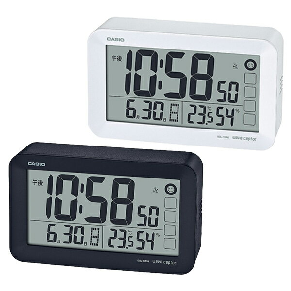 樂天商城 - カシオクロック 置き時計 目覚まし時計 電波時計 置き時計 デジタル DQL-170NJ