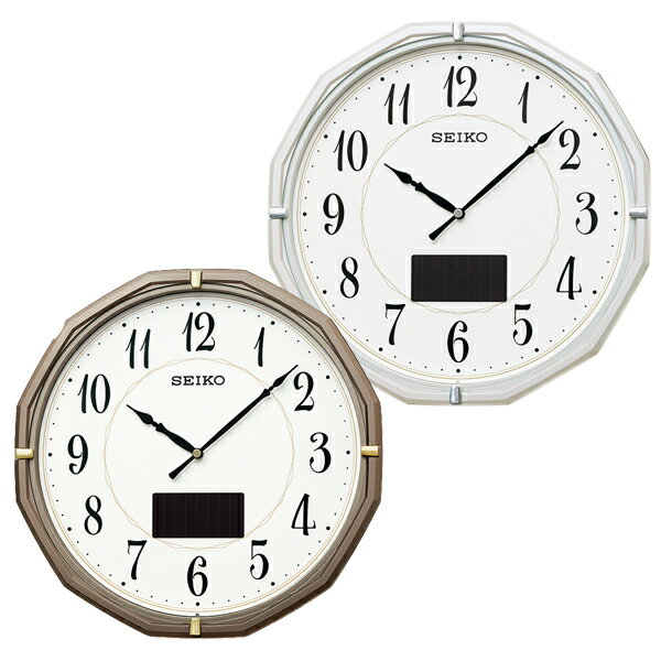 樂天商城 - セイコークロック 掛け時計 掛け時計 掛時計 壁掛け ハイブリッドソーラー SF244
