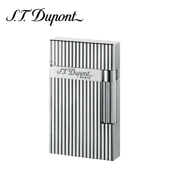 【最大2000円OFFクーポン 4/24 20:00～4/27 9:59】デュポン ライン2 ライター LIGNE2 S.T.DUPONT ガスライター 喫煙具 バーティカルライン シルバー STD-16817