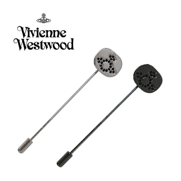 ヴィヴィアン・ウエストウッド ラベルピン シルバー/ガンメタル BP625965