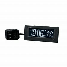 樂天商城 - 【4/14〜4/17 10％オフクーポン配布中】【SEIKO CLOCK】セイコークロック製セイコー SEIKO 電波交流式デジタル 目覚まし時計 DL209K シルバー