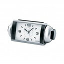 【SEIKO CLOCK】セイコークロック製セイコー SEIKO ピクシス ライデン大音量ベル音 目覚まし時計 NR442S シルバー