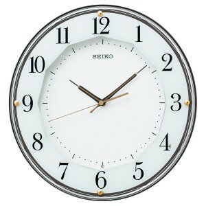 樂天商城 - セイコー SEIKO クオーツ 電波 掛け時計 KX213B ホワイト
