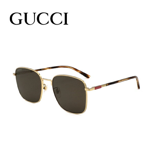 【最大2000円OFFクーポン 4/24 20:00～4/27 9:59】グッチ サングラス GUCCI 正規品 アジアンフィット UVカット 紫外線カット メンズ レディース ユニセックス GG1350S-002