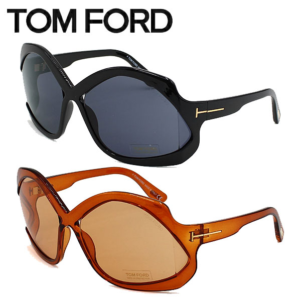 Tom Ford - トム・フォード サングラス ユニセックス ブラック×グレー ブラウン(クリア)×ブラウン グローバルフィット メンズ レディース FT0903-01A-68 FT0903-48E-68