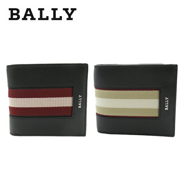 【最大2000円OFFクーポン 5/9 20:00～5/16 1:59】バリー BALEN 財布 BALLY 二つ折り ブラック レザー メンズ BALLY-6302