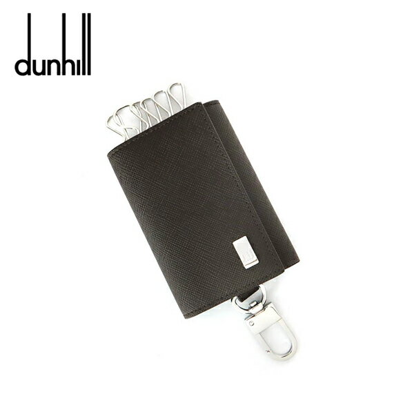 ダンヒル キーケース（メンズ） 【10%OFFクーポン 6/1 0:00～6/2 9:59】ダンヒル Plain キーホルダー・キーケース dunhill プレーン 6連 ダークブラウン 22R2P14PS201R