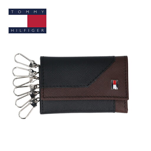 【10%OFFクーポン配布中 6/18〜6/21】 トミー・ヒルフィガー SAFFIANO キーホルダー・キーケース 正規品 17X001-BKBR 【10%OFFクーポン配布中 6/18〜6/21】 トミー・ヒルフィガー SAFFIANO キーホルダー・キーケース 正規品 17X001-BKBR