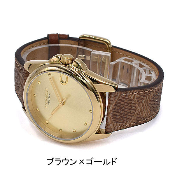 1MORE(ワンモア)のコーチ GREYSON レディース 腕時計 36mm シグネチャー CC-14504111 CC-14504112 CC-14504113 CC-14504141｜アングル2
