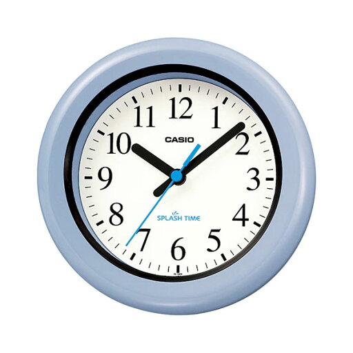 CASIO CLOCK カシオ クロック 壁掛け時計 SPLASH TIME スプラッシュタイム 防湿 防塵構造 ブルー IQ-180W-2JF 国内正規品 CASIO CLOCK カシオ クロック 壁掛け時計 SPLASH TIME スプラッシュタイム 防湿 防塵構造 ブルー IQ-180W-2JF 国内正規品