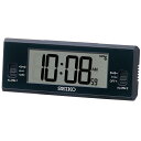 【10%OFFクーポン配布中 8/1~8/3】 SEIKO セイコークロック ブラック デジタル時計 電波クロック 目覚まし時計 SQ321K