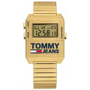 TOMMY HILFIGER トミー ヒルフィガー メンズ クォーツ 腕時計 蛇腹ベルトゴールド TH-1791670