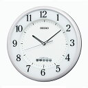 【10%OFFクーポン配布中 8/1~8/3】 SEIKO セイコークロック ホワイト 掛時計 電波クロック ZS255W