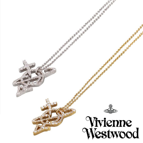 【10%OFFクーポン 5/18 0:00～5/21 9:59】Vivienne Westwood ヴィヴィアンウエストウッド レディース シルバーゴールド ネックレス オーブ 王冠 BP1343