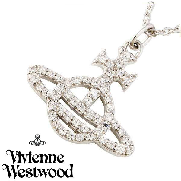 ヴィヴィアンウエストウッド ネックレス（レディース） 【10%OFFクーポン 6/1 0:00～6/2 9:59】Vivienne Westwood ヴィヴィアンウエストウッド レディース シルバー ネックレス オーブ 王冠 SP622450-1