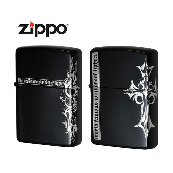 【10%OFFクーポン配布中 7/18〜7/21】 【ZIPPO】 ジッポー オイルライター ナイトアンドナイト 夜と騎士 ブラック NN zippo ジッポ ライター 喫煙具