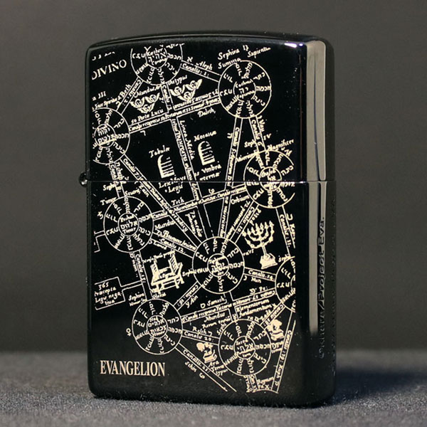 ジッポー エヴァンゲリオン ライター メンズ ブラック Tree of Life 生命の樹 ZIP-EVA-TREEOFLIFE